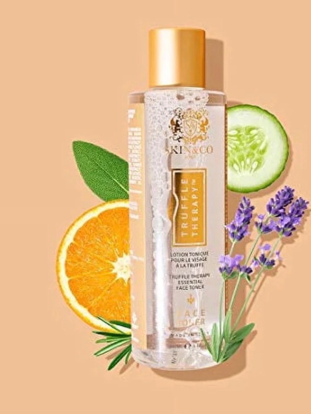 Skin&Co Truffle Therapy Face Toner - Clear with Gold Cap